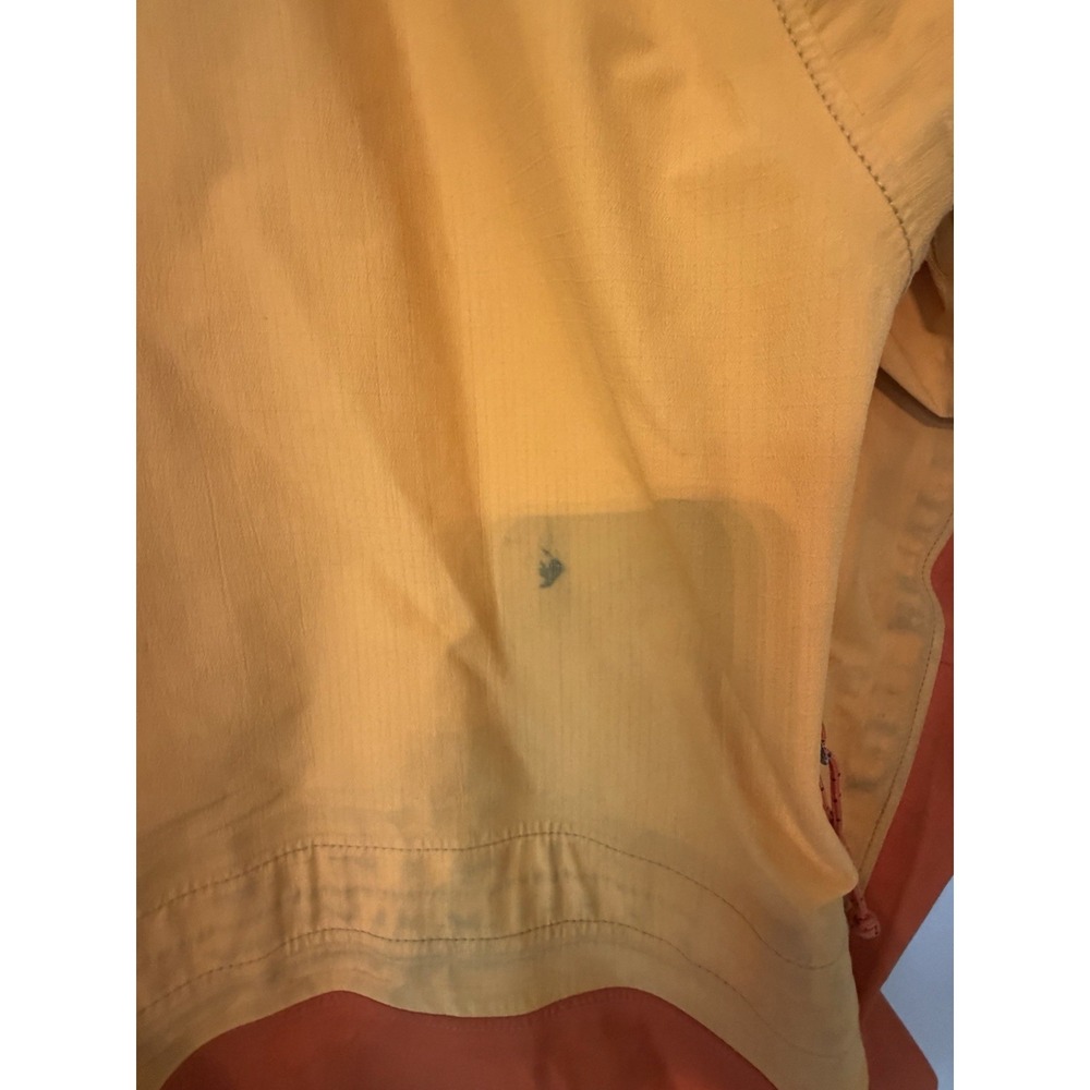 Mountain Equipment Co-op Gore-Tex Jacket Mens XL Orange Yellow Vintage Shell - Picture 11 of 12